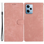 For Xiaomi Redmi Note 11 Pro 4G (Mediatek) / 11 Pro 5G (Qualcomm) / 12 Pro 4G Solid Color Leather Wallet Cover Skin-touch Stand Phone Case