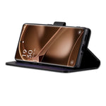 AZNS Mobile Phone Cover for Oppo Find X6 Drop-proof PU Leather Phone Case Stand Wallet Shell