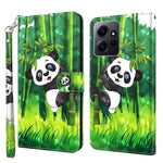 For Xiaomi Redmi Note 12 4G Wallet Leather Phone Case 3D Pattern Printing Stand Cover with Strap