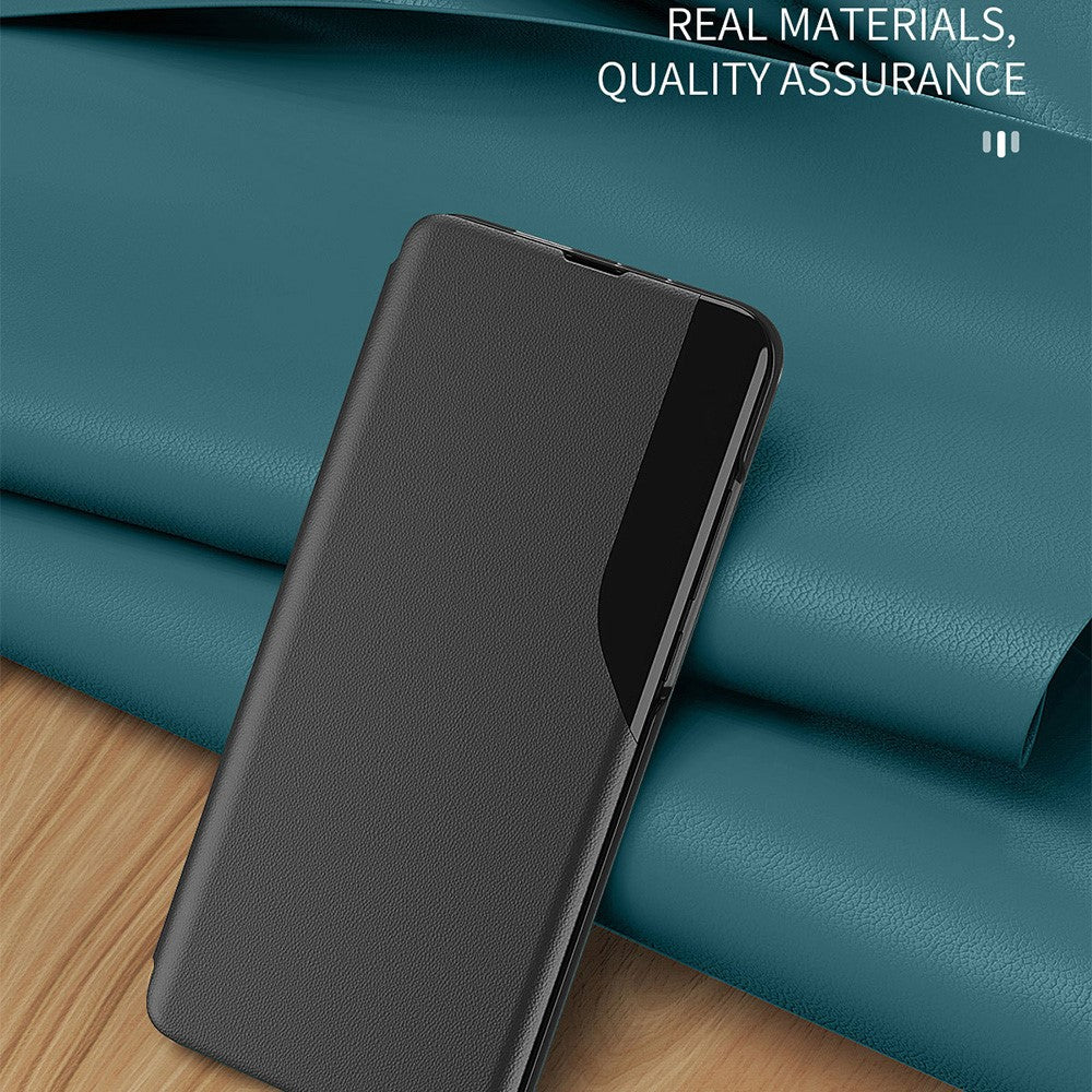 For Xiaomi Redmi Note 12 4G Stand Case Anti-Scratch PU Leather Phone Cover