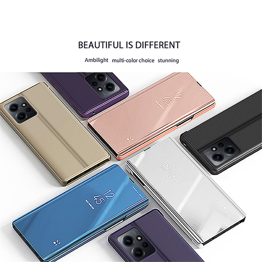 Xiaomi Redmi Note 12 4G Flip Läderfodral med Stativ Helkroppsskyddande mobilfodral