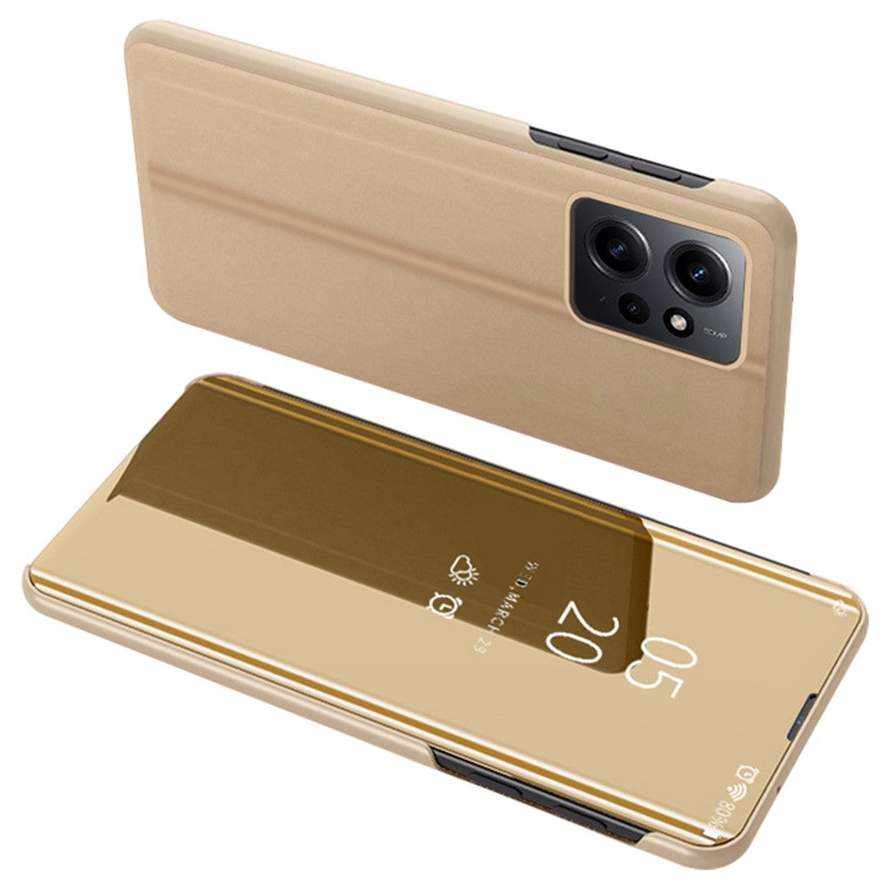 Xiaomi Redmi Note 12 4G Flip Läderfodral med Stativ Helkroppsskyddande mobilfodral