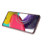 KADEM For Samsung Galaxy M53 5G Phone Case with Kickstand Electroplating Flower Pattern Rhinestone Phone Cover