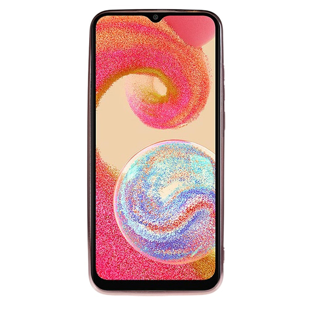 KADEM For Samsung Galaxy A04e 4G / M04 4G / F04 4G Rhinestone Phone Case Flower Pattern Kickstand Glitter Gradient TPU Cover