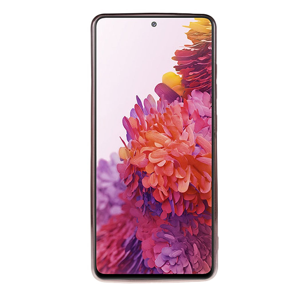 KADEM För Samsung Galaxy S20 FE / FE 5G / FE 2022 / S20 Lite Strass Stativ mobilskal Blommönster Gradient Glitter TPU Skal