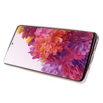 KADEM För Samsung Galaxy S20 FE / FE 5G / FE 2022 / S20 Lite Strass Stativ mobilskal Blommönster Gradient Glitter TPU Skal