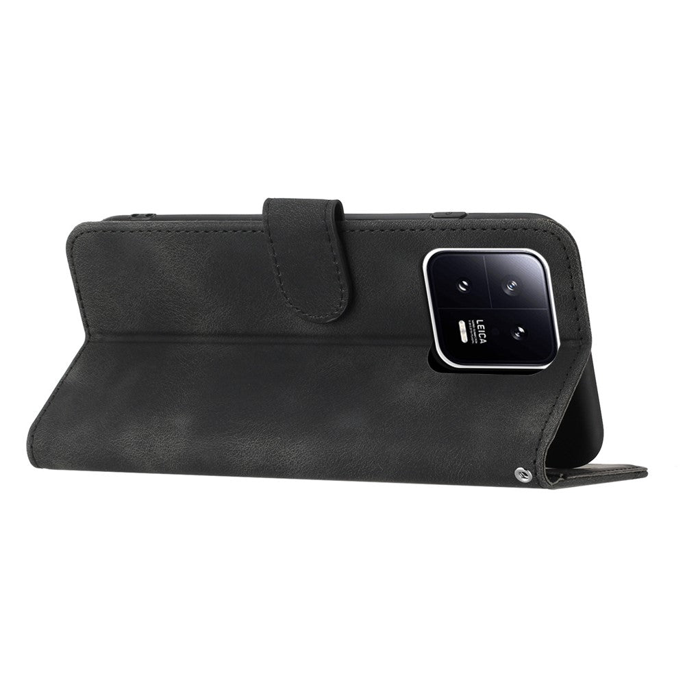 YX003 For Xiaomi 13 Pro 5G Anti-Dust PU Leather Case Imprinted Pattern Phone Stand Cover Wallet