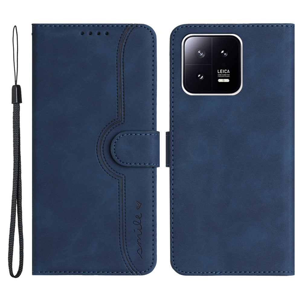 YX003 For Xiaomi 13 Pro 5G Anti-Dust PU Leather Case Imprinted Pattern Phone Stand Cover Wallet