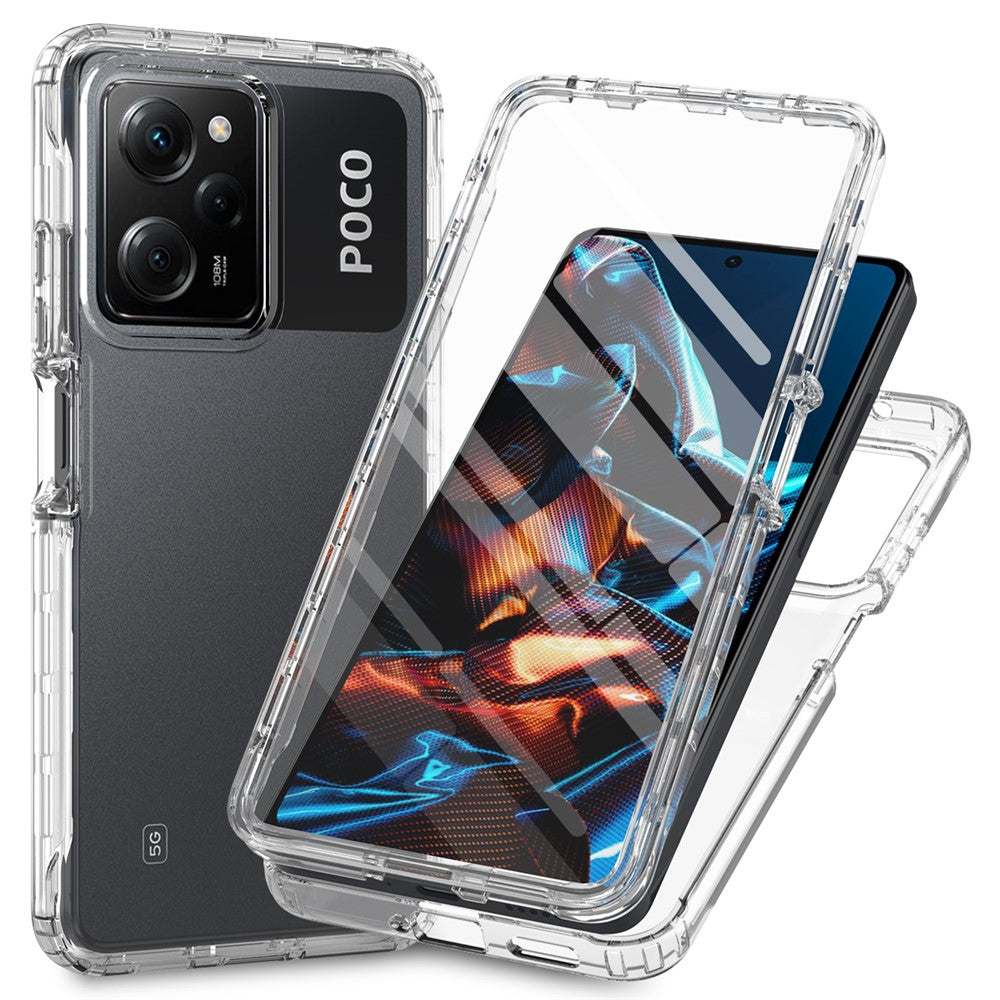 mobilskal för Xiaomi Redmi Note 12 Pro 5G / Note 12 Pro Speed 5G / Poco X5 Pro 5G, PC + TPU Gradient Fodral med PET-film
