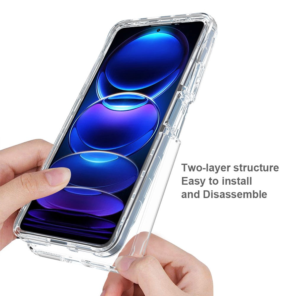 Phone Case for Xiaomi Redmi Note 12 Pro 5G / Note 12 Pro Speed 5G / Poco X5 Pro 5G , PC + TPU Gradient Cover with PET Film