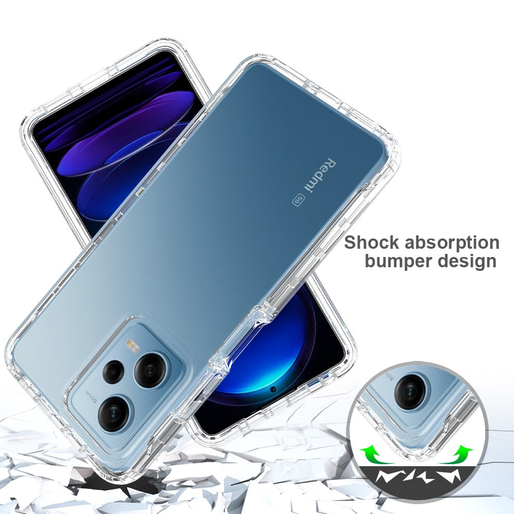 mobilskal för Xiaomi Redmi Note 12 Pro 5G / Note 12 Pro Speed 5G / Poco X5 Pro 5G, PC + TPU Gradient Fodral med PET-film