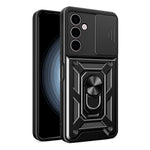 Samsung Galaxy A24 4G (162,1 x 77,6 x 8,3 mm) Stötsäkert stativ PC+TPU mobilskal glidande linsskydd