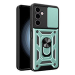Samsung Galaxy A24 4G (162,1 x 77,6 x 8,3 mm) Stötsäkert stativ PC+TPU mobilskal glidande linsskydd