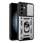 Samsung Galaxy A24 4G (162,1 x 77,6 x 8,3 mm) Stötsäkert stativ PC+TPU mobilskal glidande linsskydd