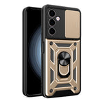Samsung Galaxy A24 4G (162,1 x 77,6 x 8,3 mm) Stötsäkert stativ PC+TPU mobilskal glidande linsskydd