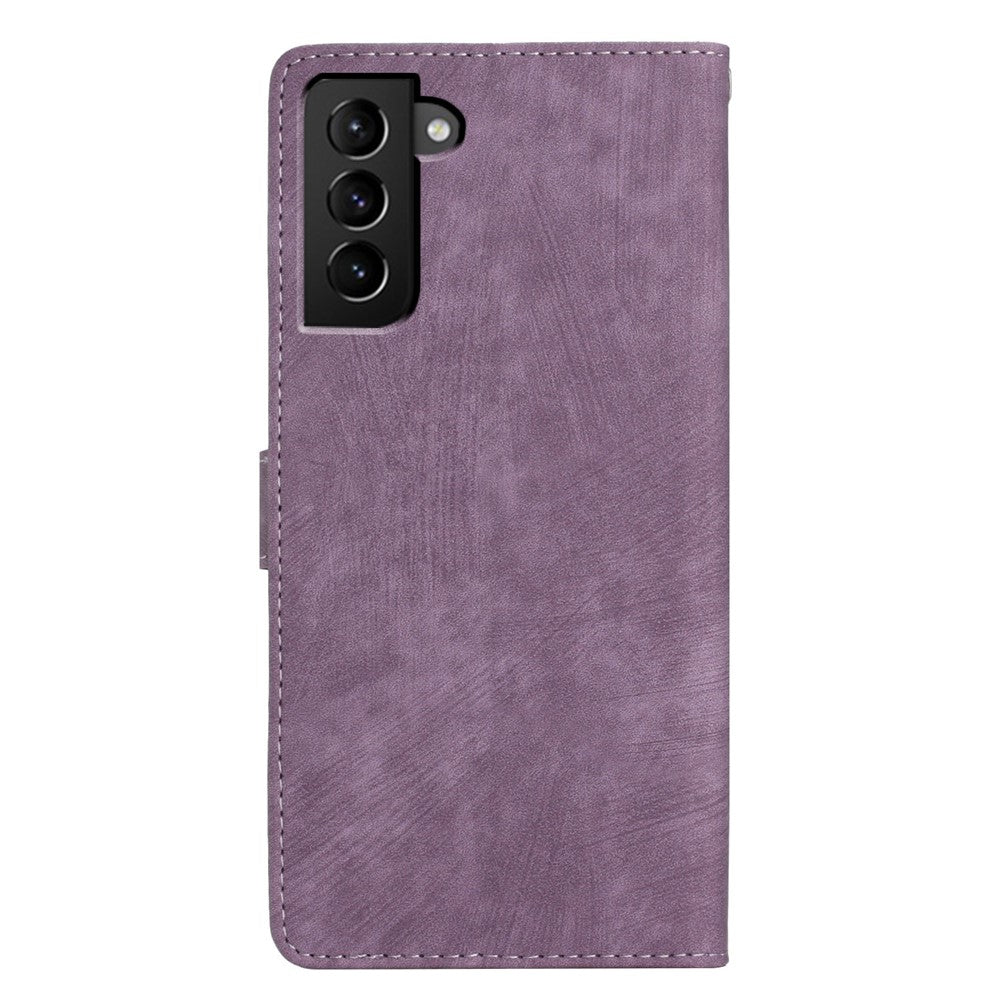 Samsung Galaxy S22+ 5G PU-läder Folio Flip-fodral Skin-Touch Stativ Plånboksfodral