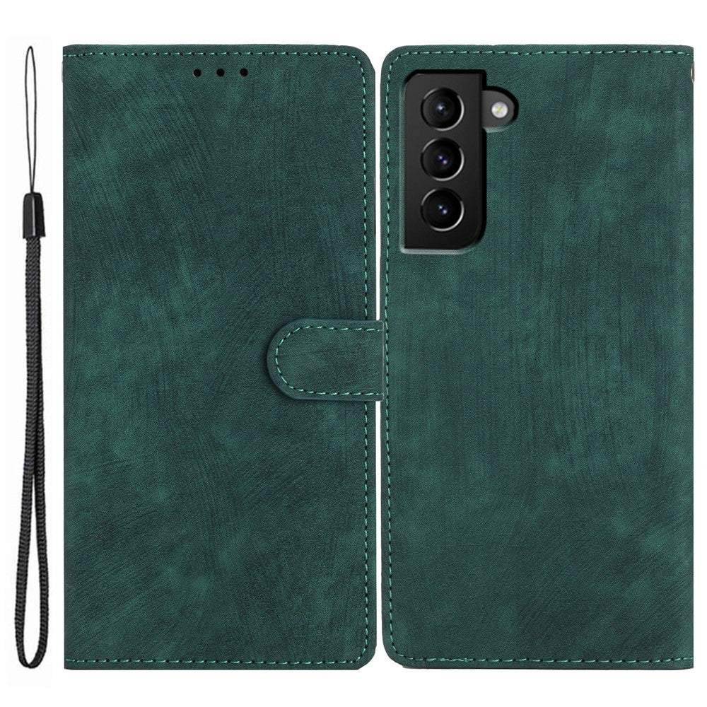 Samsung Galaxy S22+ 5G PU-läder Folio Flip-fodral Skin-Touch Stativ Plånboksfodral