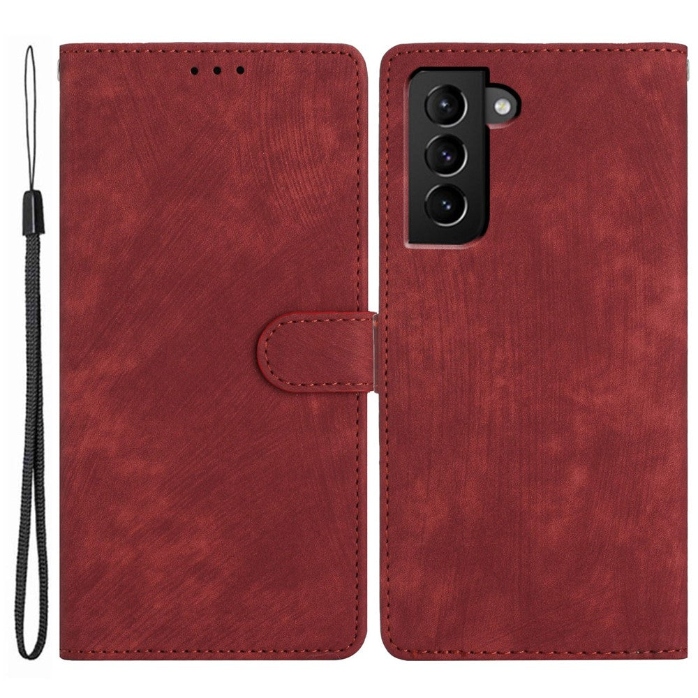 Samsung Galaxy S22+ 5G PU-läder Folio Flip-fodral Skin-Touch Stativ Plånboksfodral