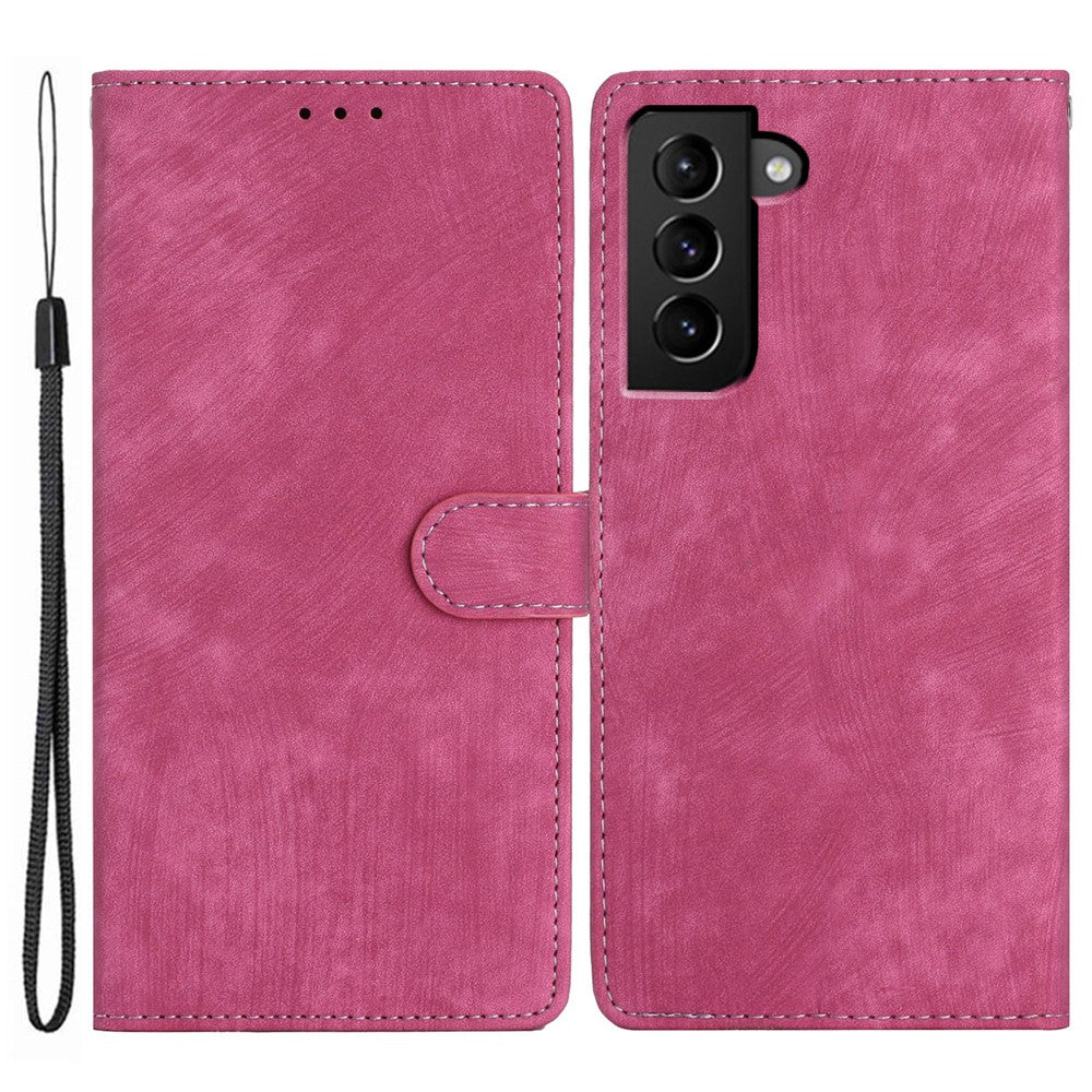 Samsung Galaxy S22+ 5G PU-läder Folio Flip-fodral Skin-Touch Stativ Plånboksfodral