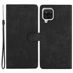 Til Samsung Galaxy A22 4G (EU-version) PU læderpung beskyttende cover skin-touch flip-stand telefoncover