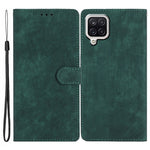 Til Samsung Galaxy A22 4G (EU-version) PU læderpung beskyttende cover skin-touch flip-stand telefoncover
