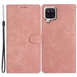 Til Samsung Galaxy A22 4G (EU-version) PU læderpung beskyttende cover skin-touch flip-stand telefoncover