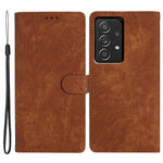 Til Samsung Galaxy A23 5G (global version) / A23 4G Skin-touch Flip Cover Telefonetui PU-læderpung Antidrop-skal