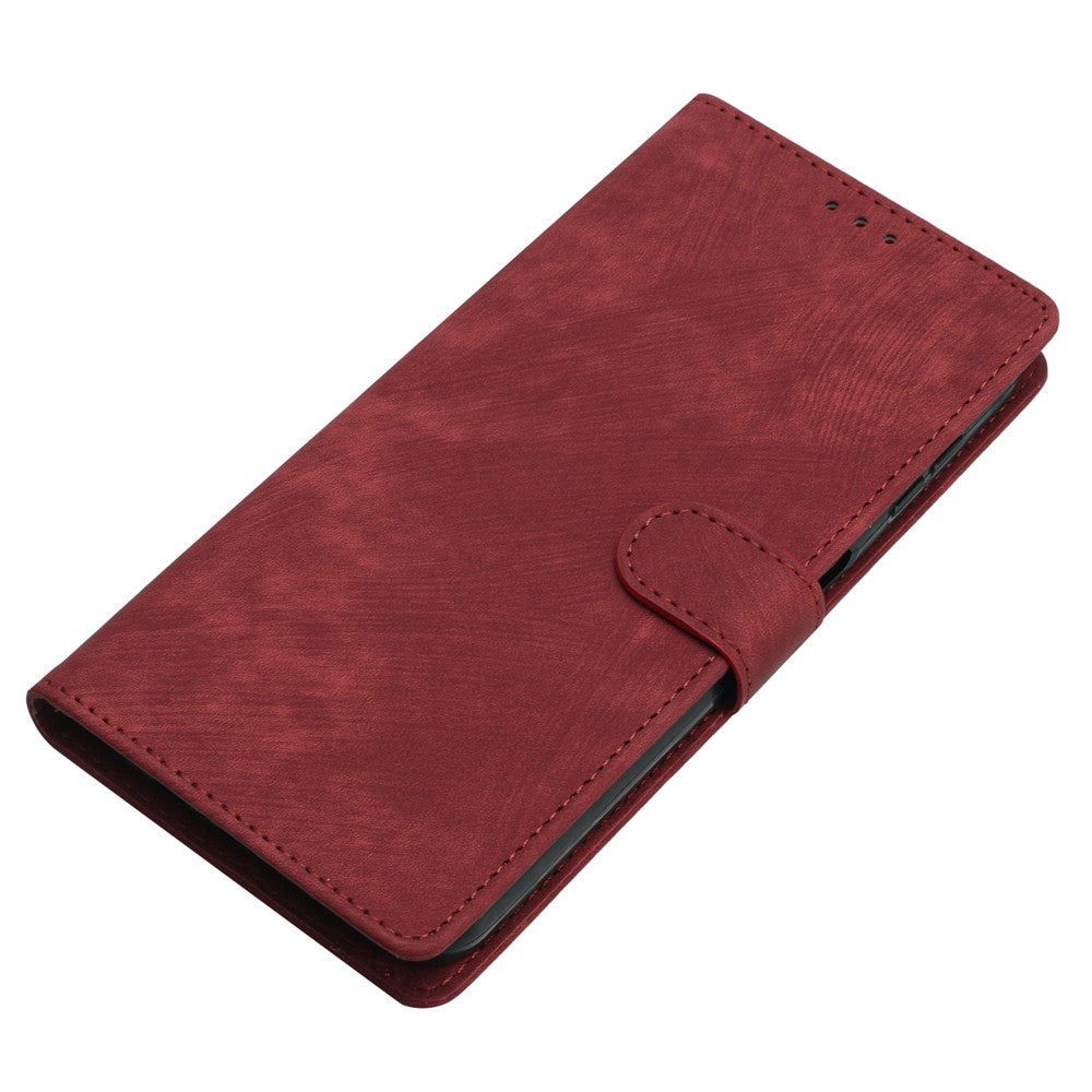 For Samsung Galaxy A73 5G PU Leather Full Protection Cover Skin-touch Wallet Stand Phone Case