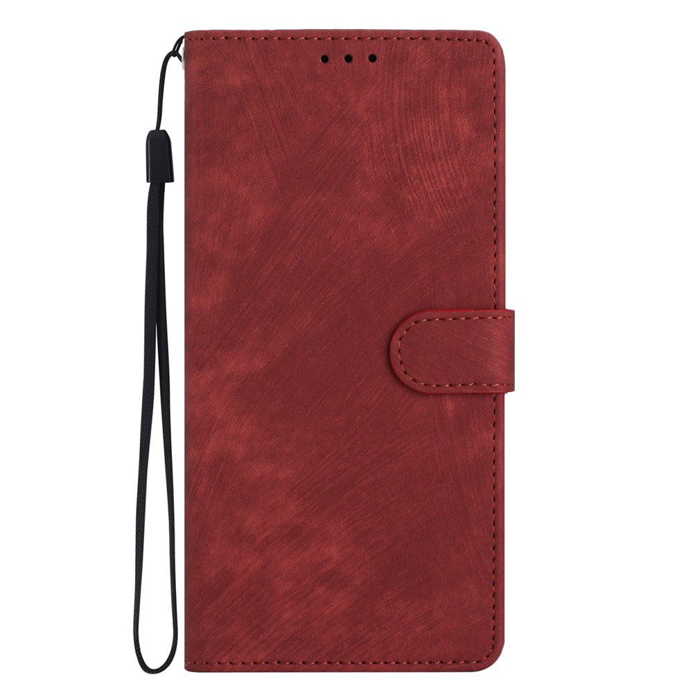 For Samsung Galaxy A73 5G PU Leather Full Protection Cover Skin-touch Wallet Stand Phone Case