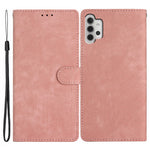 Til Samsung Galaxy A32 5G / M32 5G PU-læderpung Mobilcover Hudvenlig Anti-drop Skal med Stand
