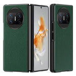 For Huawei Mate X3 5G Folding Phone Case Litchi Texture PU Leather Coated PC Phone Shell Cover