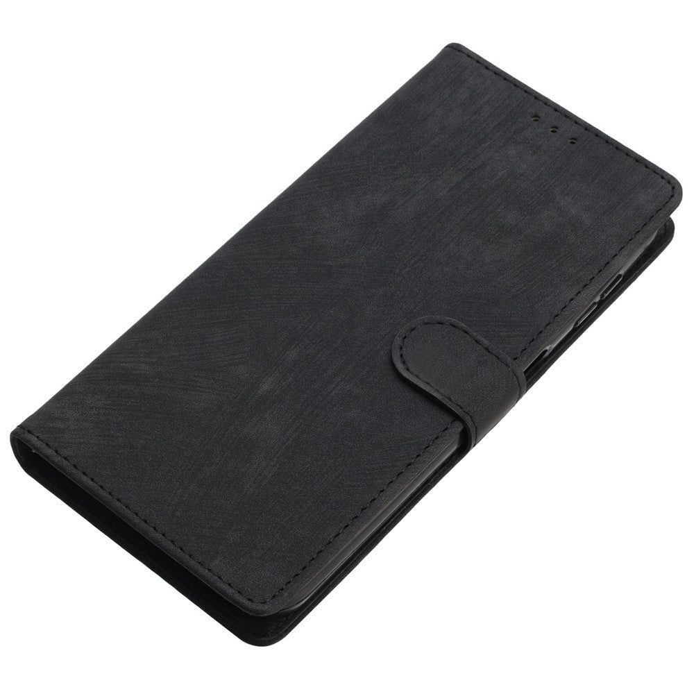 For Google Pixel 8 Solid Color Skin-touch Stand Leather Wallet Cover Cell Phone Case