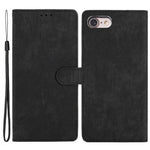 For iPhone 7 / 8 / SE (2020) / SE (2022) PU Leather Solid Color Cover Skin-touch Stand Wallet Phone Case