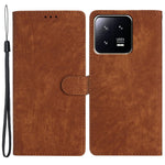 Xiaomi 13 5G Enfärgad Folio Flip PU Läder Plånboksfodral Skin-touch Stativ mobilfodral
