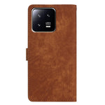 Xiaomi 13 5G Enfärgad Folio Flip PU Läder Plånboksfodral Skin-touch Stativ mobilfodral