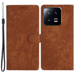 Xiaomi 13 Pro 5G Enfärgat Skin-touch PU-läder Plånboksfodral Stativ Folio Flip mobilfodral