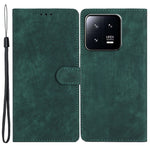 Xiaomi 13 Pro 5G Enfärgat Skin-touch PU-läder Plånboksfodral Stativ Folio Flip mobilfodral