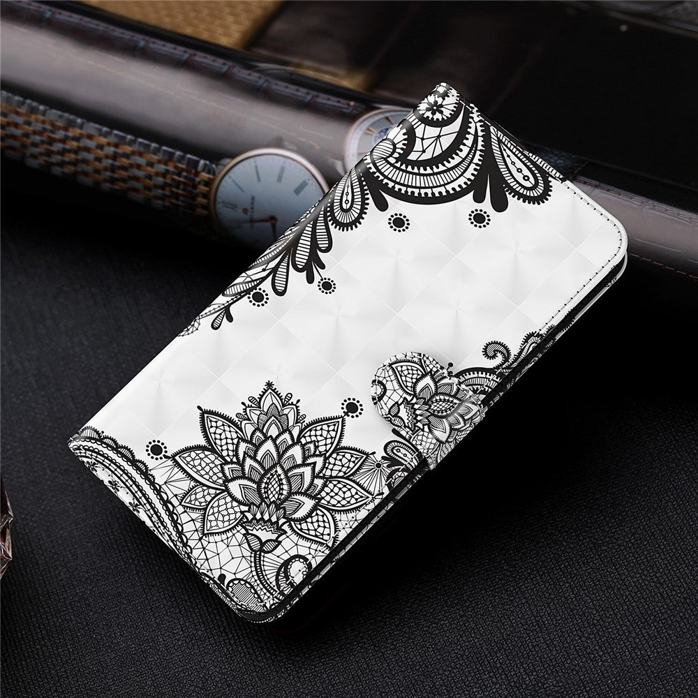 For Xiaomi 13 Lite / Civi 2 5G PU Leather Wallet Phone Case 3D Pattern Printing Phone Stand Cover with Strap