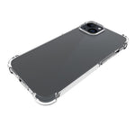 For iPhone 15 Super Clear TPU Cell Phone Case Non-Slip Anti-Dust Mobile Phone Back Cover Shell