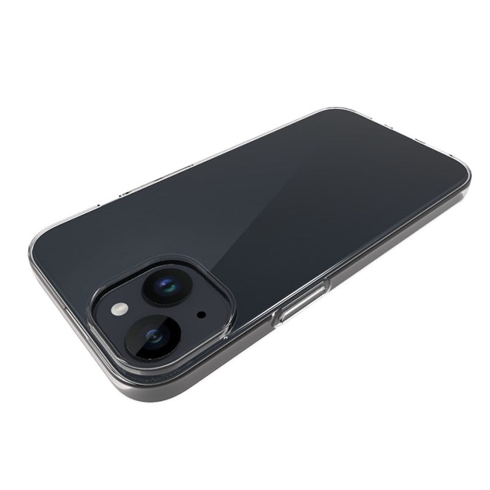 For iPhone 15 Plus Anti-Scratch Cell Phone Case Glossy Waterproof TPU Smartphone Cover Shell