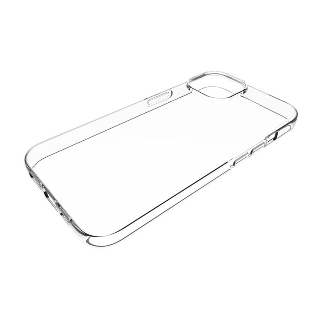 For iPhone 15 Plus Anti-Scratch Cell Phone Case Glossy Waterproof TPU Smartphone Cover Shell