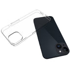 For iPhone 15 Plus Anti-Scratch Cell Phone Case Glossy Waterproof TPU Smartphone Cover Shell