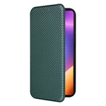 For Xiaomi Redmi Note 12 Turbo / Poco F5 5G Carbon Fiber Texture Leather Case Flip Stand Cell Phone Cover