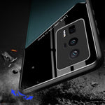 Xiaomi Poco F5 Pro 5G / Redmi K60 Pro 5G / K60 5G Läderbelagd TPU + PC-skal Magnetisk bilhållare mobilskal