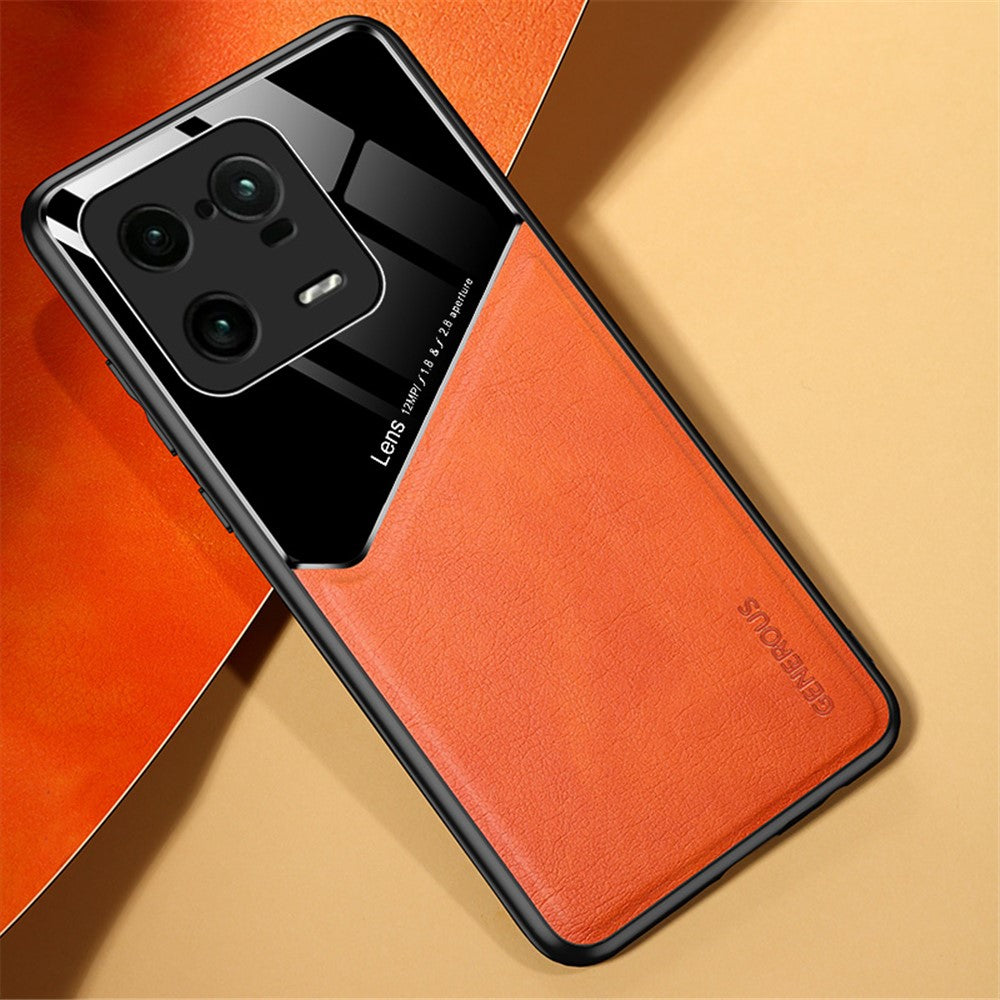 Anti-Dorp Slim Case for Xiaomi 13 Pro 5G TPU PC PU Leather Phone Case Support Magnetic Car Mount