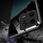 Anti-dorp Slim-skal för Xiaomi 13 Pro 5G TPU PC PU-lädermobilskal med stöd för magnetiskt bilfäste