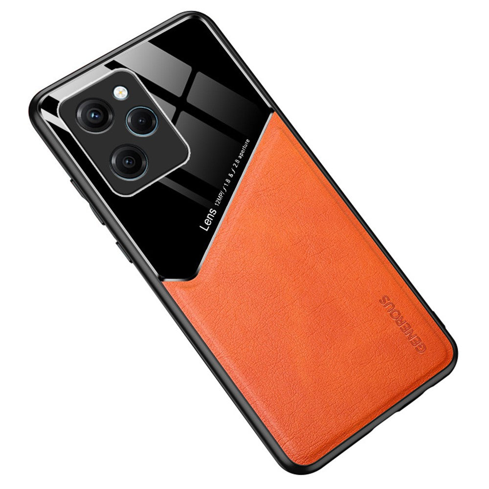 For Xiaomi Poco X5 Pro 5G / Note 12 Pro Speed 5G Shockproof Case TPU + PC + PU Leather Phone Cover