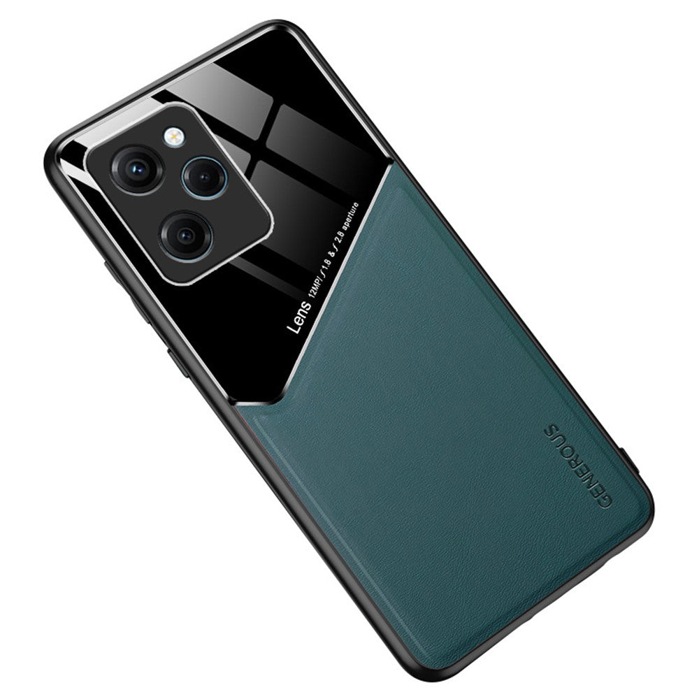 For Xiaomi Poco X5 Pro 5G / Note 12 Pro Speed 5G Shockproof Case TPU + PC + PU Leather Phone Cover