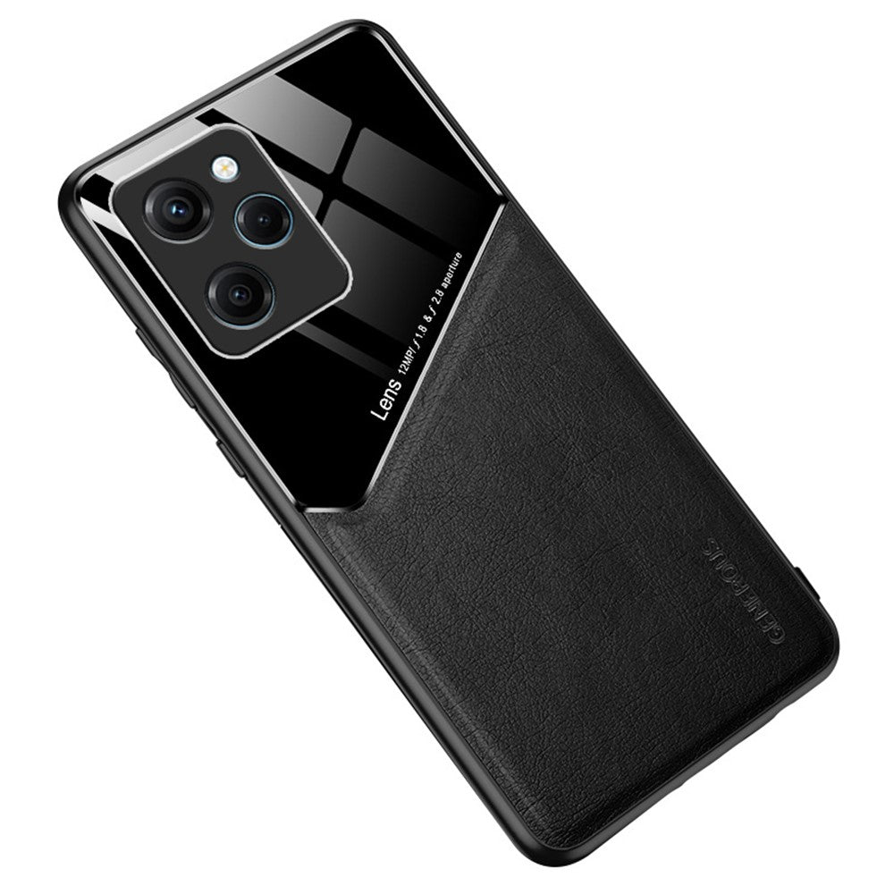 For Xiaomi Poco X5 Pro 5G / Note 12 Pro Speed 5G Shockproof Case TPU + PC + PU Leather Phone Cover
