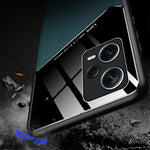 Stötsäkert fodral för Xiaomi Redmi Note 12 Pro+ 5G TPU + PC + PU-läder Slimmat mobilskal med stöd för magnetiskt bilfäste